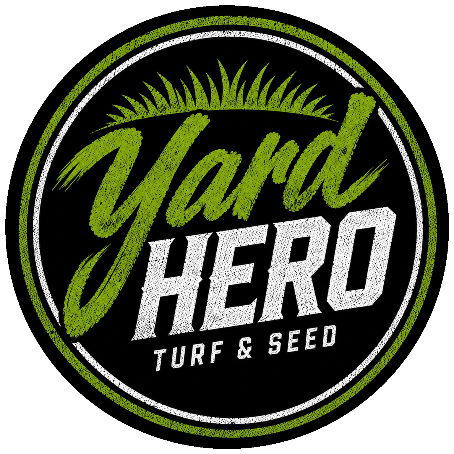 Yard Hero Turf & Seed circular logo